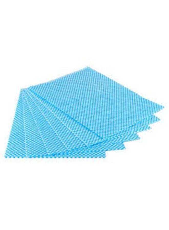 CHEMEX Non-Woven Semi Disposable Cleaning Cloth  J Cloth 50 pcs/pkt Blue